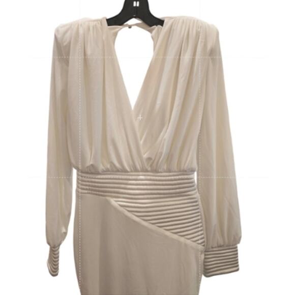 Zhivago Lover Man Midi Dress in White Size 2 U.S. / 6 U.K. - Picture 4 of 5